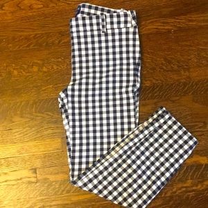J. Crew Winnie Pant in Gingham Size 0